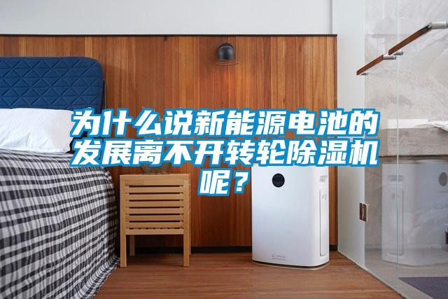 為什么說新能源電池的發展離不開轉輪除濕機呢?