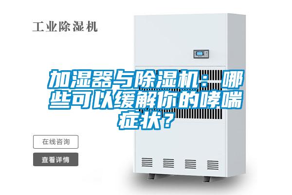 加濕器與除濕機：哪些可以緩解你的哮喘癥狀？