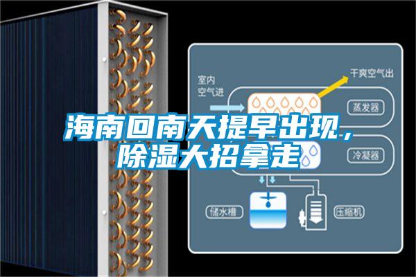 海南回南天提早出現(xiàn)，除濕大招拿走