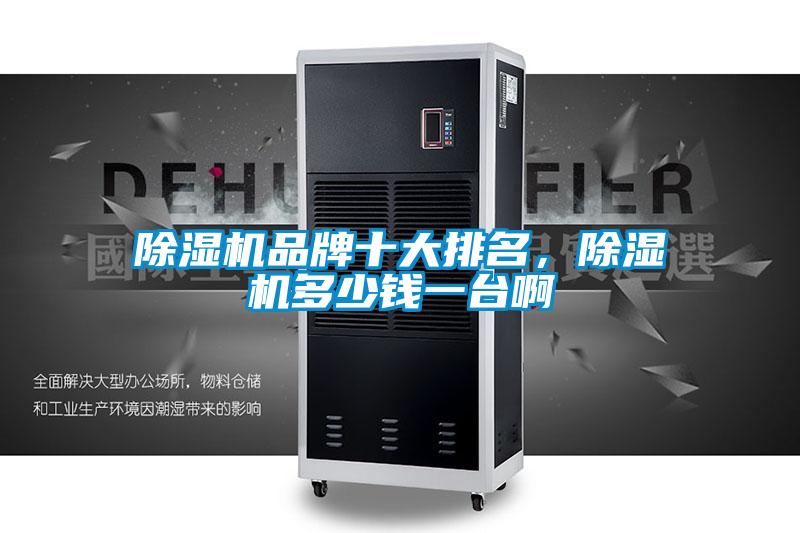 除濕機品牌十大排名,除濕機多少錢一臺啊