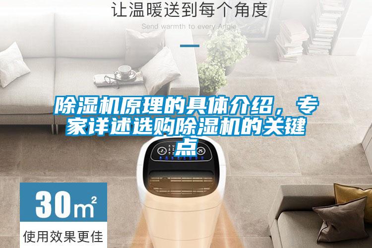 除濕機原理的具體介紹,專家詳述選購除濕機的關鍵點