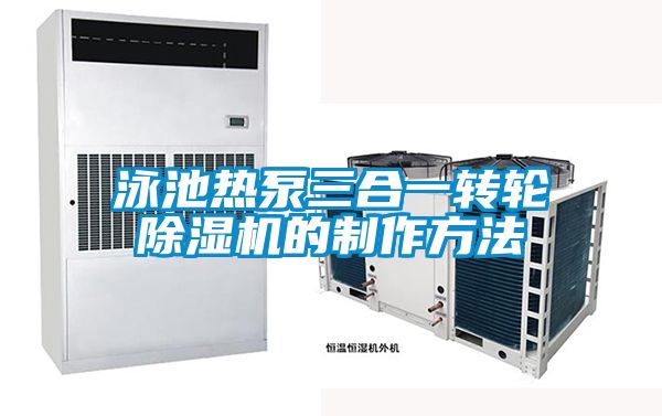 泳池?zé)岜萌弦晦D(zhuǎn)輪除濕機(jī)的制作方法